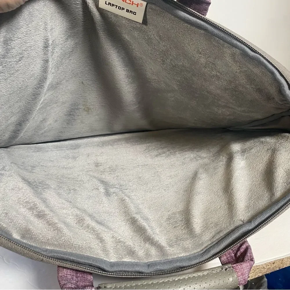 Brinch Purple Tone Padded Laptop Bag
